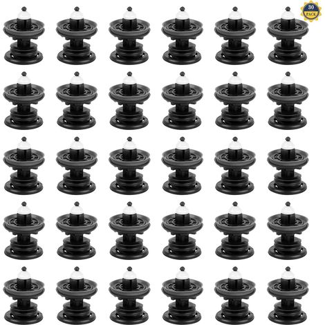 BEBUSINGOTO Clips de Panneau de Porte 30 Pcs Clips de Garniture Intérieure de Porte en Plastique Clips de Fixation pour Revêtement de Porte de Voiture Rivets de Fixation pour Attache de Porte de Trou (1/5)