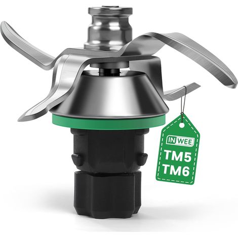 1 Lame Acier Inoxydable, Joint Silicone, Compatible Thermomix TM5 TM6 TM7, Robot Culinaire