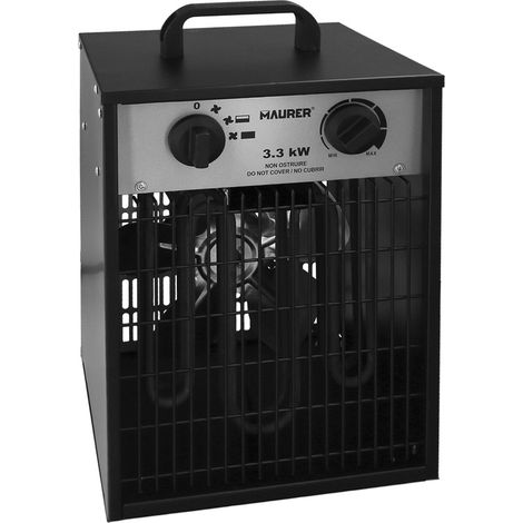 RISCALDATORE ELETTRICO MAURER 1650/3300W INDUSTRIALE (1/5)