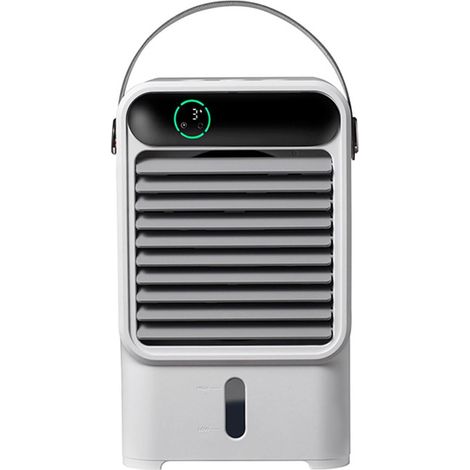 Mini climatiseur portable USB refroidi à l'eau, idéal pour la table de chevet, la maison, la chambre d'étudiant et le bureau. Ventilateur personnel compact avec circulation d'eau. (1/5)