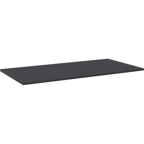Ripiani Armadio per Libri per Libreria 8 pz Grigi 80x30x1,5cm in Legno Multistrato (1/5)