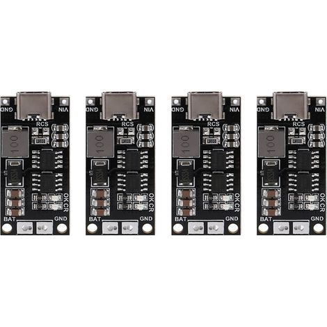 4X module charge LiPo polymère lithium 2S Type-C 8.4V pour 7.4V 11.1V 14.8V 18650 2S 1A (1/5)