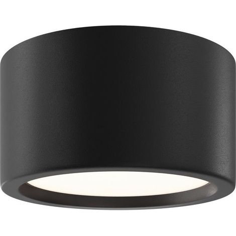 Spot plafond noir Ø17 IP44 SDB LED 15W Maytoni Hydra (1/2)