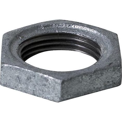 Raccord en fonte malleable galva Nr.312 contrecrou avec echancrure diam. 1/2" (1/3)