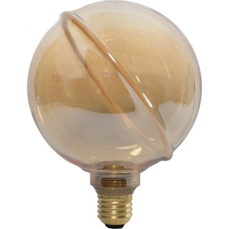 Ampoule LED globe G130 ambrée E27 4W 1800K dimmable (1/5)