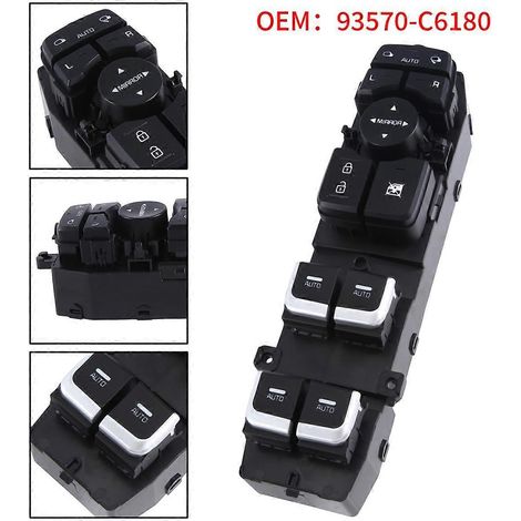 93570-C6180 Hauptschalter für elektrisches Fensterheber links (Fahrerseite) für Sorento 14-18-- (1/5)