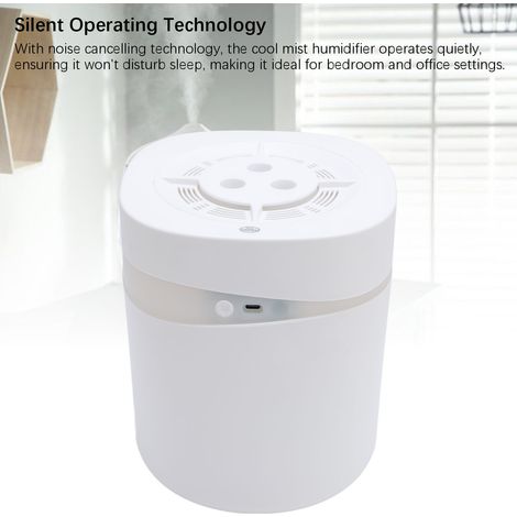 Humidificateur - Brume Froide - Aromathérapie - Silencieux avec Télécommande, Veilleuse et 6 Filtres Coton pour Maison (1/5)