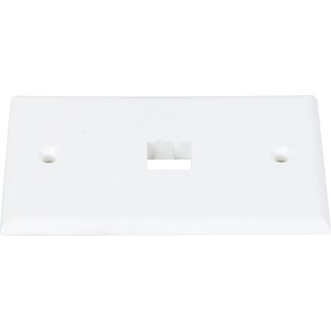 Panneau de 5 prises réseau 120 broches, type américain, simple, à plaque murale plate RJ45 (1/5)