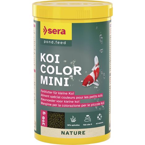 Sera Koifutter Color Mini für kleinere Koi 1 L Teichfutter