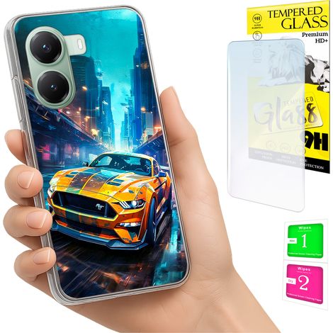 Funda para Xiaomi Poco X7 Pro 5G con cubierta trasera para fotos y cristal 9H. (1/5)