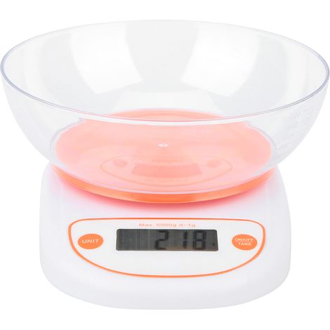 Balance de cuisine électronique à affichage numérique pour aliments et viande (Orange)-AquaForge (1/3)