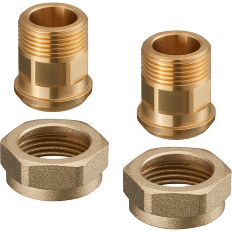 OVENTROP Anschluss-Set für Regusol DN 25 ÜM G 1 und Tülle G 3/4 AG, 1369085 (1/2)