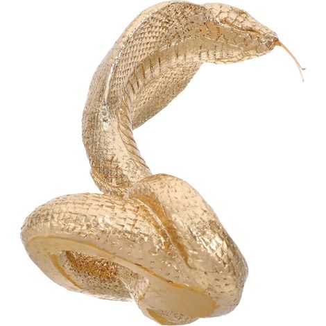 Statue Serpent Feng Shui Résine Dorée Décoration pour Jardin Bureau Intérieur et Extérieur Sculpture Danimal et Cadeau Original pour Amateurs Danimaux (1/5)