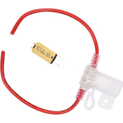 Wasserdichter, transparenter 12AWG-Leistungsschalterhalter mit manueller Rückstellung für 32-V-Leistungsschalter für Auto, Boot, Wohnmobil, LKW (1/5)