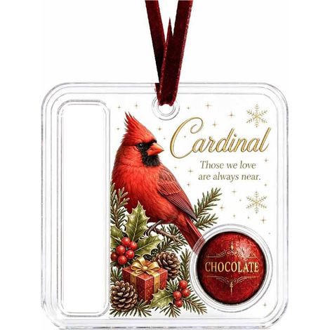 Porte-monnaie de Noël en acrylique bonhomme de neige, ornement suspendu, pendentif pour ranger les billets roulés, décoration pour sapin de Noël (1/5)