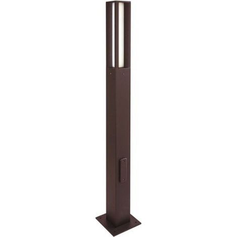 Column AURA IP65 LED SMD 34W 5000lm(2340lm) CRI80 3000K 120º 2000mm Marrone ruggine