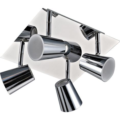 Italux Elmira - Faretti LED Moderni Cromo, Bianco Caldo 3000K 2000lm