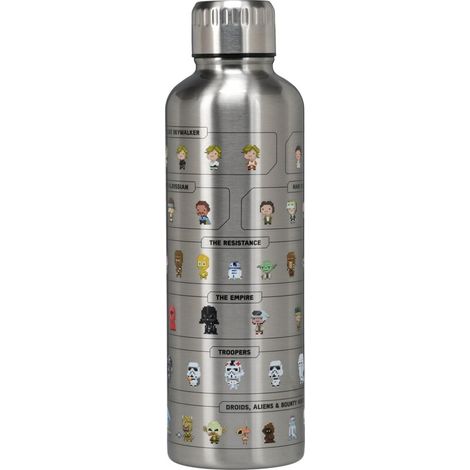 Botella de agua metálica de Star Wars de Paladone (1/3)