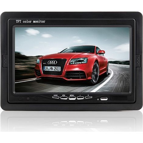 Television de siege de voiture LCD TFT 7' appuis-tête / Vigilance
