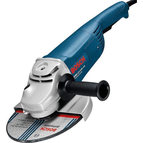 Trade Shop Traesio – Meuleuse d'angle Bosch GWS 22 – Disque 230 mm – Puissance 2200 W – Moteur performant pour matériaux durs (1/3)