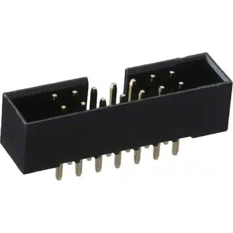 Embase pour CI RS PRO, 14 pôles , 2.54mm, 2 rangées , 3 amp, Verticale