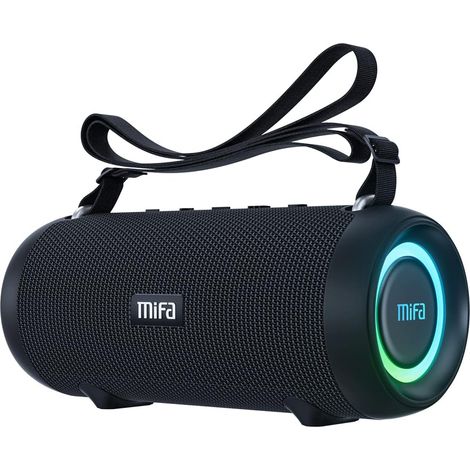 Enceinte Haut-Parleur Bluetooth 60W sans Fil IPX7 étanche 30 Heures de Lecture Carte Micro SD Chargement stéréo USB-C sans Fil avec Housse de Protection et dragonne Portable (1/5)