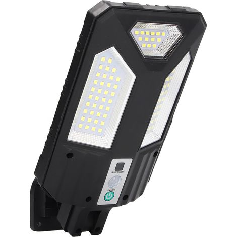 Solarleuchte für den Außenbereich mit Bewegungsmelder, IP64 wasserdicht, 88 2835 LED-Perlen, Fernbedienung inklusive, ideal für Einfahrt und Zaun. (1/5)