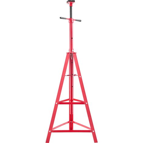 Mophorn Chandelle Haute 2 t, Support de Fosse et de Sous-Pont Réglable 120-215 cm, pour Entretien Automobile, Stabilisation Sécurisée en Atelier, Support de Levage en Acier au Carbone Résistant (1/5)
