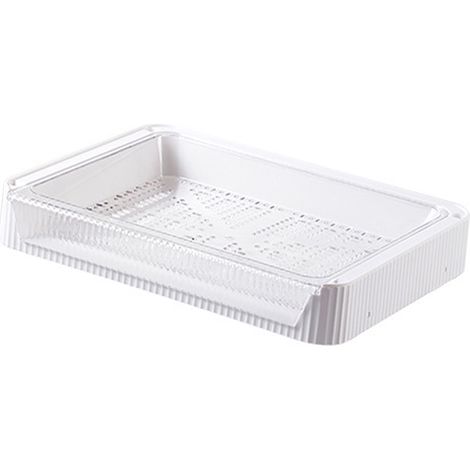 Plateau de Cuisson Double Étage Égouttoir Amovible pour Préparation Alimentaire (1/5)