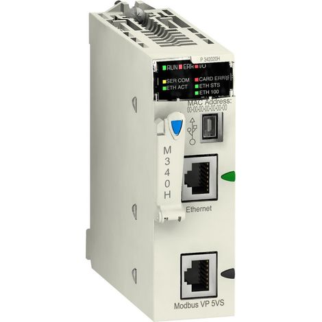 SCHNEIDER BMXP342020H Modicon M340 - processeur - 1024 E/S TOR 256 E/S ANA - 1Modbus - 1Eth - durci