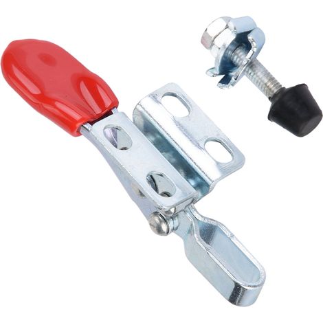 5 pièces serre-joint à levier vertical en fer galvanisé, fixation rapide, poignée ergonomique, capacité de maintien élevée (1/5)