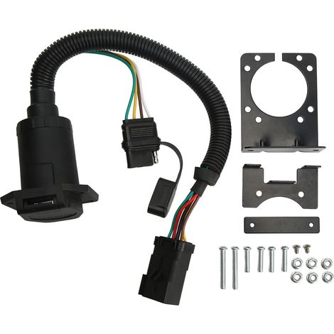 Pièce de rechange pour faisceau de remorque/câble de prise de remorquage polyvalent à 7 broches/4 broches 20135 pour les modèles Dodge Ram 1500 de 2000 à 2008. (1/5)