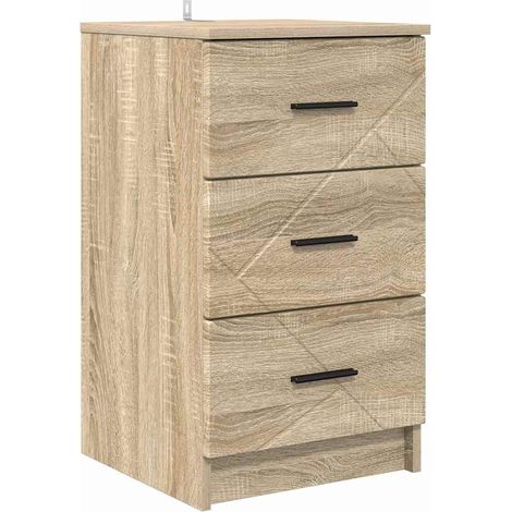 Maison Exclusive - Nachttisch Sonoma-Eiche 38 x 38 x 66 cm Holzwe