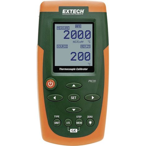 [NEUWERTIG] B-Ware Extech Prc20 Kalibrator Temperatur 6x Mignon Batterie Aa Netzteil Koffer