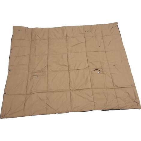 Couverture chauffante kaki à température constante, en polyester et PVC, à chauffage rapide et lavable, idéale pour l'hiver. Châle électrique pour temps froid. (1/5)