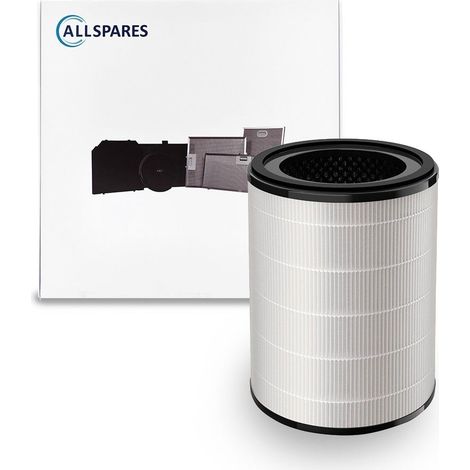 Filtro a carbone attivo HEPA AllSpares NanoProtect S3 per purificatori d'aria Philips FY3430/30 (318x245x155mm)