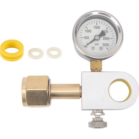 Adaptateur de recharge CO2 pour SodaStream DUO/Terra/Art Raccord CGA320 en cuivre avec manomètre intégré