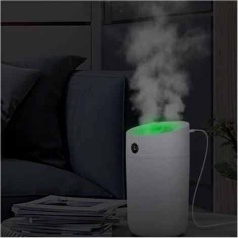 Humidificateur D'Air Coloré LumièRe Muet USB Brumisateur Purificateur Cool Maker pour Voiture Vert (1/4)