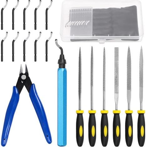 Entgratungswerkzeug-Set mit Metallgriff für Rohre aus Harz, Aluminium, Messing und Kunststoff (1/5)