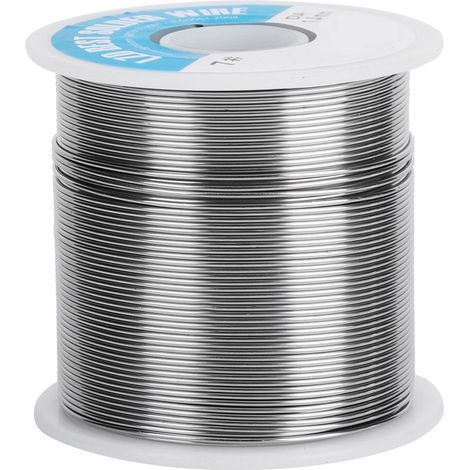 500 g hochreiner Lötdraht (63/37 %) mit 1,0 mm Durchmesser, niedrigem Schmelzpunkt, verzinnt, keine Reinigung zum Hartlöten erforderlich (1/5)
