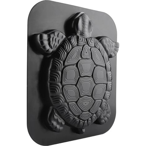 Geometric Turtle-Shaped Concrete Mold, for Paving, Roadways, Reusable ABS with Random Stone Arrangement, for Garden Paths, Walkways (1/5)