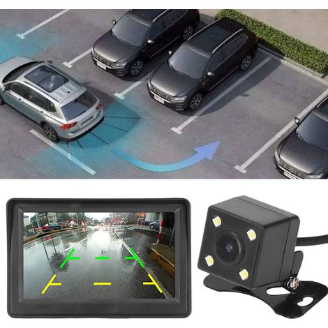 4,3-Zoll-Bordbildschirm, integrierte Rückfahrkamera, 4-LED-Kamera (1/5)