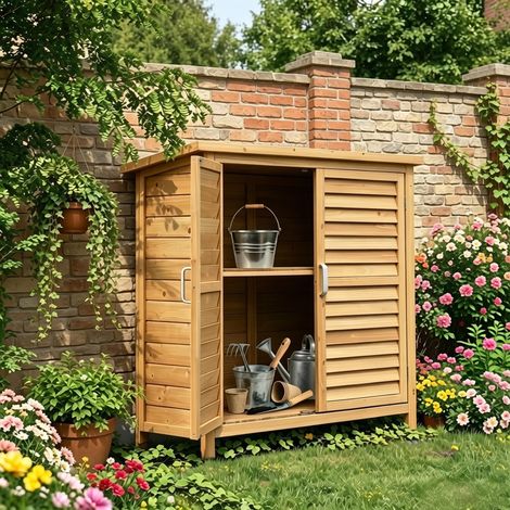 armoire de rangement extérieure, armoire à outils, abri de jardin, abri de jardin (1/4)