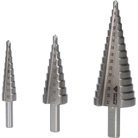 Brilliant Tools Stufenbohrer-Satz, 3-tlg., Ø 4 - 32 mm (1/5)