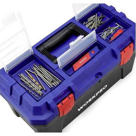 WP283002 507 x 254 x259 mm Boîte à outils vide bleu, noir Y231533 (1/4)