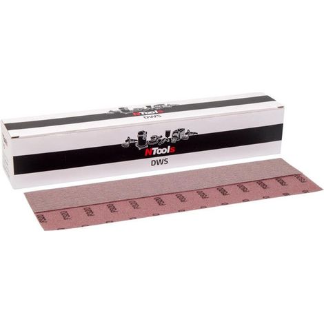 Bandes abrasives pour ponceuse - 70x420mm - Grain P120 - 50 pièces - Ntools - APP