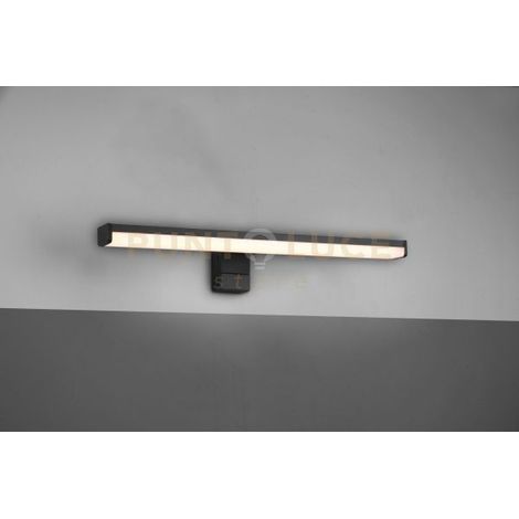 Trio Lino applique da bagno nero opaco LED 7,5W (1/6)