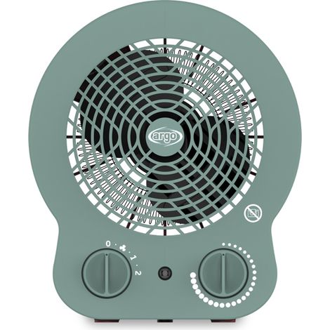 Argoclima DORI MINT calefactor eléctrico Interior Color menta Ventilador con aspas para el hogar (1/2)