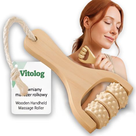 Massaggiatore anticellulite in legno BC per corpo, gambe, braccia, addome e cosce (1/5)