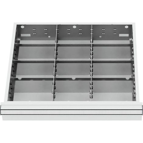 WS24 Schubladeneinteilung Metalleinteilung BLH 200-300 mm Innenmaß 500 x 450 mm - WS24-100178